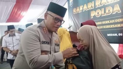 Kapolrestabes Medan Dampingi Wakapoldasu Safari Ramadan