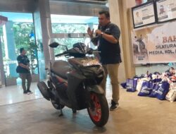 Sejumlah Fitur Unggulan Aerox Alpha Dibedah di Hadapan Jurnalis