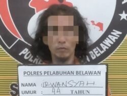 Sat Narkoba Polres Pelabuhan Belawan Tangkap Pengedar Sabu