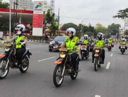 Polwan Polrestabes Medan Gelar Patroli Srikandi