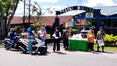 Subdenpom Pangkalan Brandan Bantu  Warga Langkat