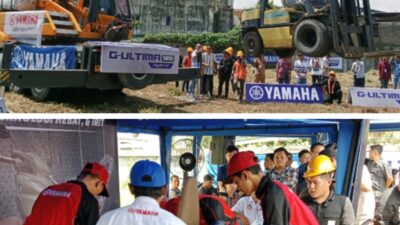 Spektakuler, Rangka Yamaha G-Ultima Sanggup Angkat Beban 5 Ton