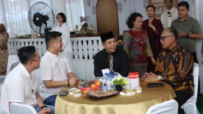 Hari Pertama Lebaran, Kapolrestabes Medan Hadiri Open House Walkot Rico Waas dan Komandan Kodim 0201