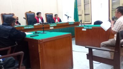 Mantan Bendahara Pengeluaran Dinas PUPR Nisel Dituntut 28 Bulan Penjara