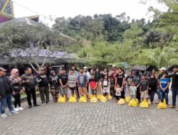 Bikers FKPPI Korsa Sumut Touring ke Sibolangit dan Bagi Sembako ke Anak Yatim