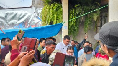 Warga Humbahas Antusias Sambut Kedatangan Bobby dan Gibran