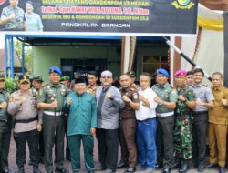 Dandenpom I/5 Medan: Sinergitas TNI-Polri dan Masyarakat Jadi Kunci Pertahanan Keamanan di Langkat