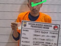 Satres Narkoba Polrestabes Medan Kembali Ringkus Pengedar Sabu