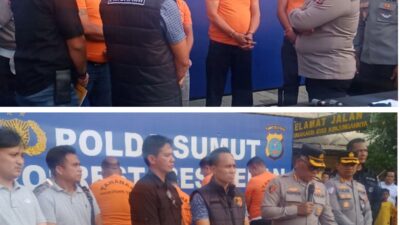 Rampas HP dan Mobil, Polrestabes Medan Tangkap 4 Debt Collector