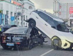 Kecelakaan Beruntun di Jalan HM Yamin Medan, 10 Kenderaan Rusak Parah