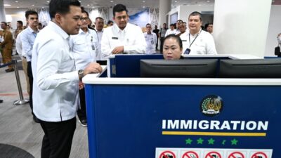 Bobby Nasution Puji Fasilitas Autogate dan PMI Lounge Bandara Kualanamu