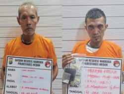 Dua Pengedar Sabu Diciduk Polrestabes Medan