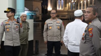 Jelang Idul Adha 1446 H, Kapolrestabes Medan Sambangi 2 Masjid Terbesar