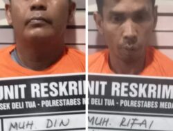 Pembobol Ruko Diringkus Polsek Deli Tua