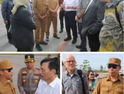 Bupati dan Wabup Taput Sambut Delegasi Belanda di Bandara Silangit