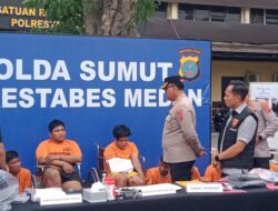 Polrestabes Medan Ungkap 7 Kasus Kejahatan