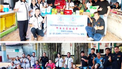 PSMTI Medan Denai dan Medan Marelan Gelar Bakti Sosial di Panti Jompo Harapan Jaya