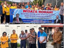 Maruli Siahaan, SH, MH Berangkatkan Wisata Rohani Anak Sekolah Minggu HKBP Pardamean