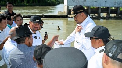 Bobby Nasution Tinjau Dua Tanggul di Batubara