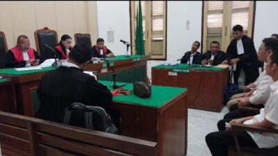 Peningkatan Jalan Parbotihan-Pulogodang-Temba, Mantan Kadis PUTR Humbahas dkk Jadi ‘Pesakitan’