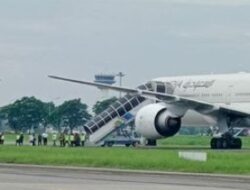 Diancam Bom, Pesawat Saudi Airlines Mendarat Darurat di Bandara Kualanamu