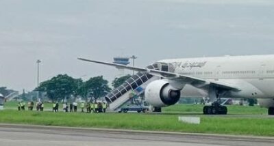 Diancam Bom, Pesawat Saudi Airlines Mendarat Darurat di Bandara Kualanamu