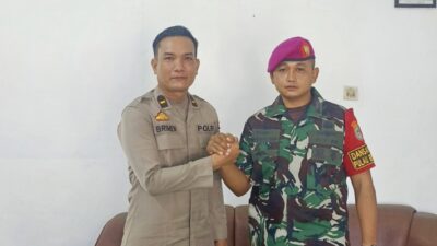 Polsek Tanjung Beringin Sambut Satgas Pulau Berhala