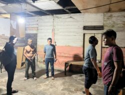 Polsek Medan Tembung Razia Lokasi Judi Tembak Ikan