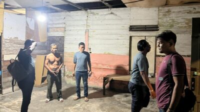 Polsek Medan Tembung Razia Lokasi Judi Tembak Ikan