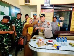 Kejutan Manis dari TNI, Dua Kue Ultah Hiasi HUT ke-79 Polri di Tanjung Beringin