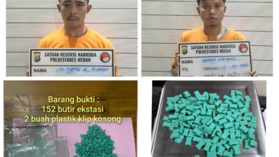 Polisi Gagalkan Peredaran Narkoba di Deli Tua