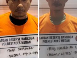 Dua Pengedar Sabu Ditangkap di Medan