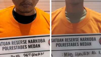 Dua Pengedar Sabu Ditangkap di Medan