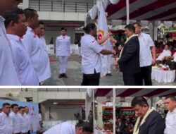 Kolonel (Purn) H Hatunggal Siregar Lantik Pengurus KONI Kota Siantar