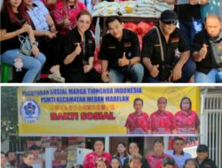 PSMTI Kecamatan Medan Marelan Bantu Warga Prasejahtera dan Panti Jompo