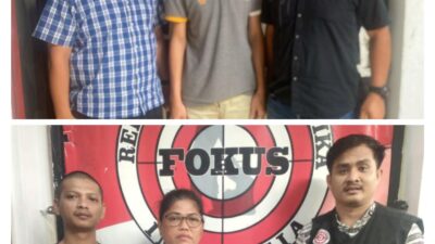 Polrestabes Medan Amankan Dua Pria Pengguna Narkoba
