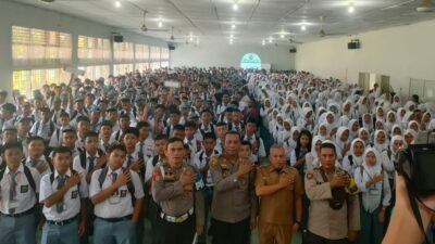 Polsek Medan Tembung Sosialisasi Ops Patuh Toba 2025, Bahaya Narkoba dan  Kenakalan Remaja
