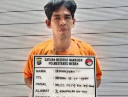 Polrestabes Medan Tangkap Pengedar Sabu di Jalan Karantina