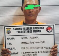 Satres Narkoba Tangkap Pengedar Sabu di Medan Deli