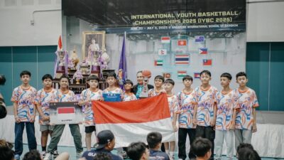 Akademi Basket Medan Juara II  International Youth di Thailand