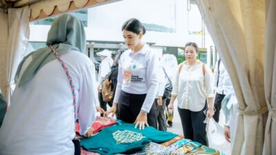 Kahiyang Ayu Bersama Ketua Dekranasda Seluruh Indonesia Berkunjung ke IKN