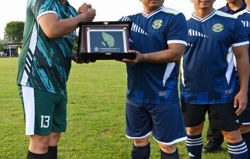 Tim Pemprov Sumut dan Tim Lantamal I Belawan Bermain Imbang