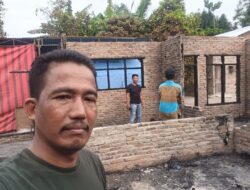 Ketua Ranting PP Desa Sidodadi Ramunia dan Desa Emplasemen Kualanamu Bantu Warga Korban Kebakaran