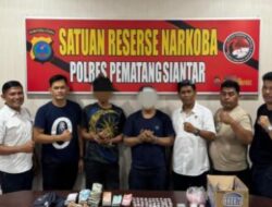 Satnarkoba Polres Pematang Siantar Gerebek Lokasi Narkoba, 2 Pengedar Tertangkap