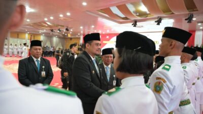 Gubernur Sumut Bobby Nasution Kukuhkan Paskibraka Sumut 2025