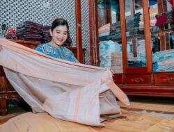 Kahiyang Ayu Kunjungi Rumah Tenun Nadira, Dukung Wastra Khas Tabagsel