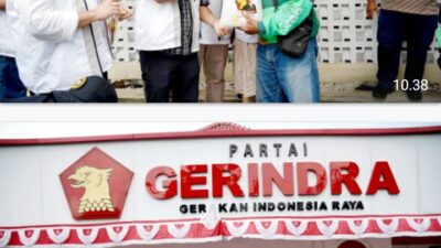 DPD Gerindra Sumut Bagikan 1000 Paket Beras ke Komunitas Ojol