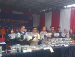 Polrestabes Medan Musnahkan Sabu, Ekstasi dan Ganja