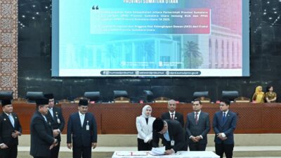 Gubernur Sumut Teken Nota Kesepakatan KUA-PPAS APBD Perubahan 2025 Bersama DPRD