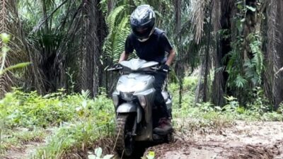 Yamaha Gear Ultima Sukses Libas Jalan Trabasan Tanpa Kendala